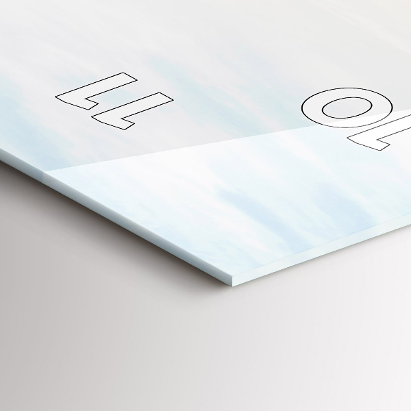 Orologio verticale Tramonto sul mare