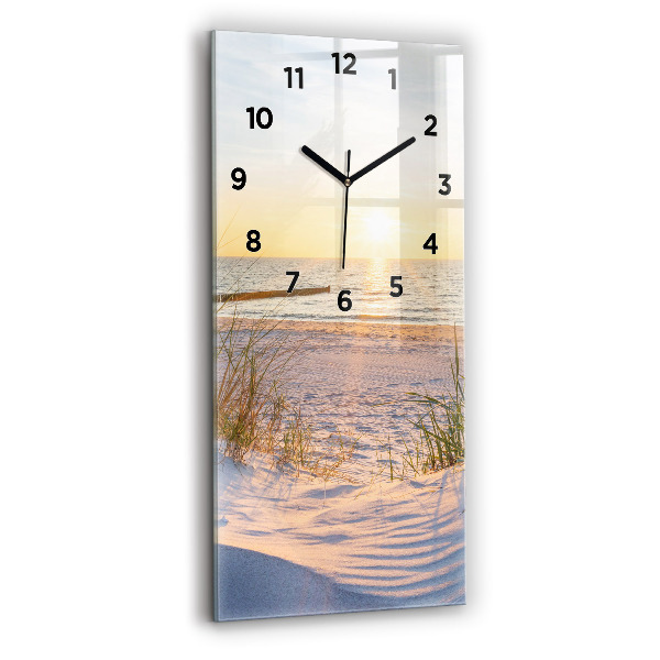 Orologio verticale Tramonto sul mare