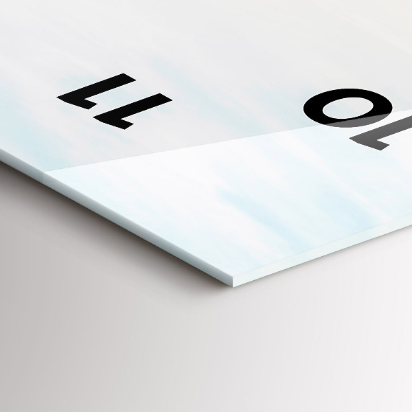 Orologio verticale Tramonto sul mare