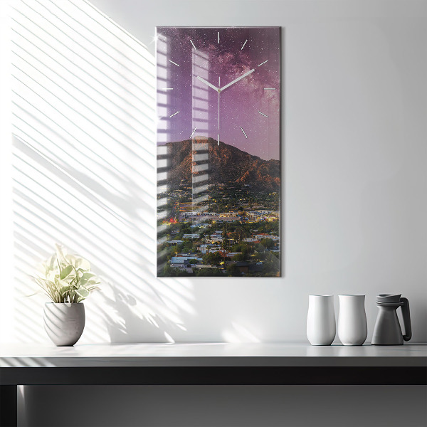 Orologio verticale Paesaggio montano