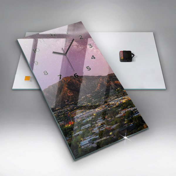 Orologio verticale Paesaggio montano