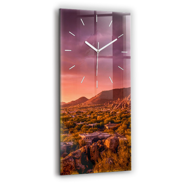 Orologio verticale Tramonto a North Scottsdale