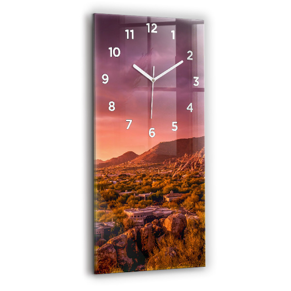Orologio verticale Tramonto a North Scottsdale
