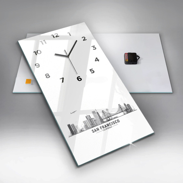 Orologio verticale Skyline di San Francisco