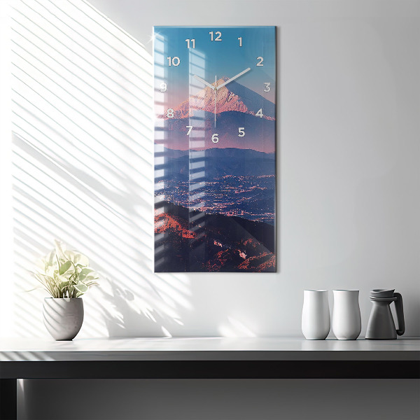 Orologio verticale in vetro Montagne a San Antonio USA