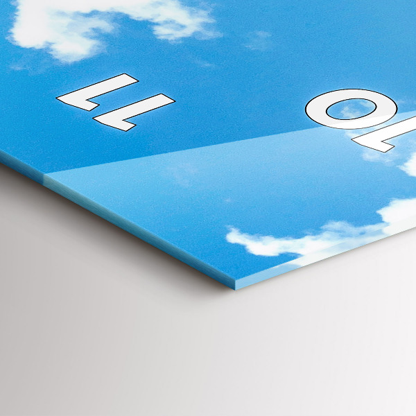 Orologio verticale Paesaggio roccioso