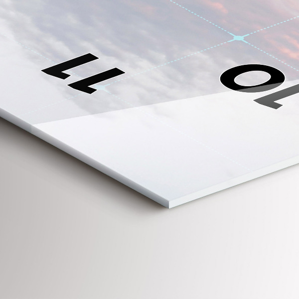 Orologio verticale in vetro Grattacieli a Philadelphia