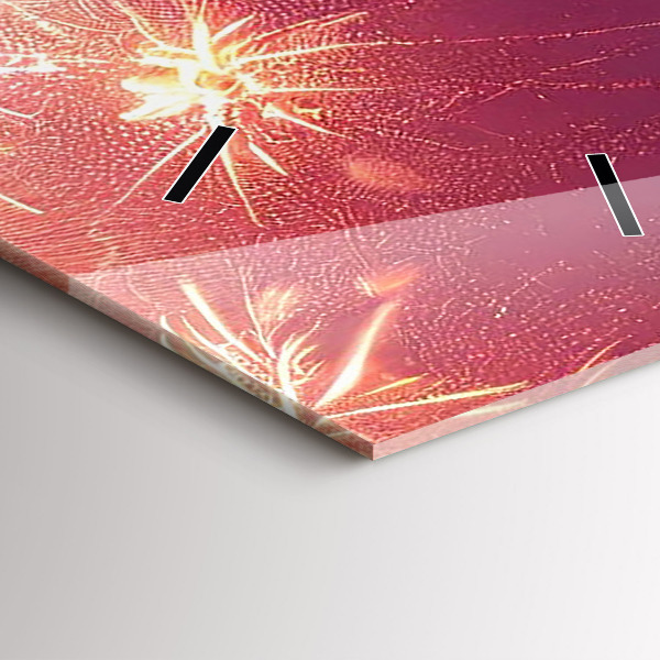 Orologio verticale in vetro La città di Filadelfia di notte