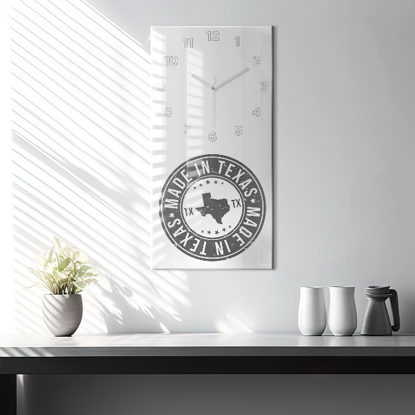 Orologio verticale francobollo del Texas