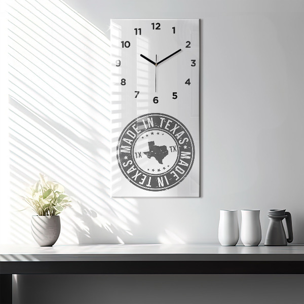 Orologio verticale francobollo del Texas