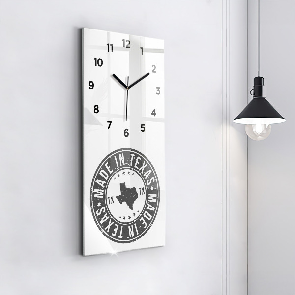 Orologio verticale francobollo del Texas