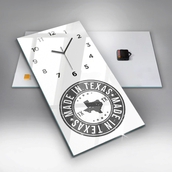 Orologio verticale francobollo del Texas