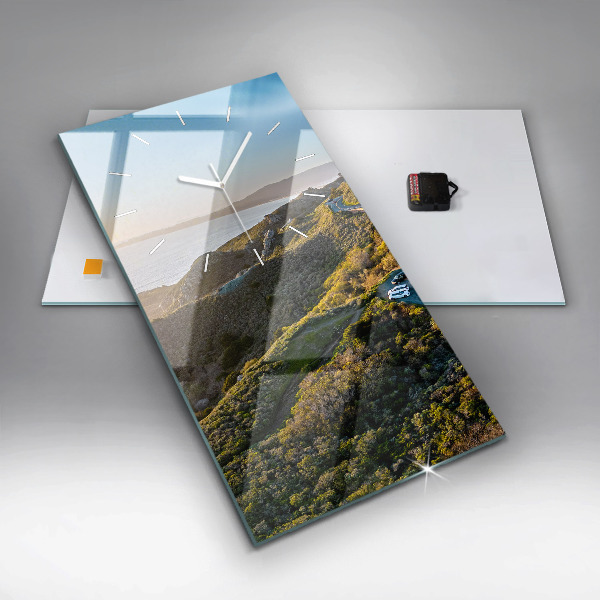 Orologio verticale in vetro La strada per San Francisco