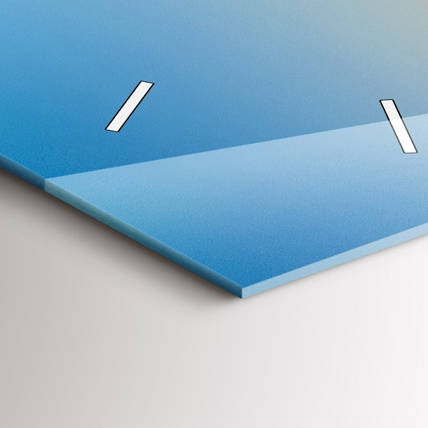 Orologio verticale in vetro La strada per San Francisco