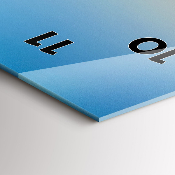 Orologio verticale in vetro La strada per San Francisco