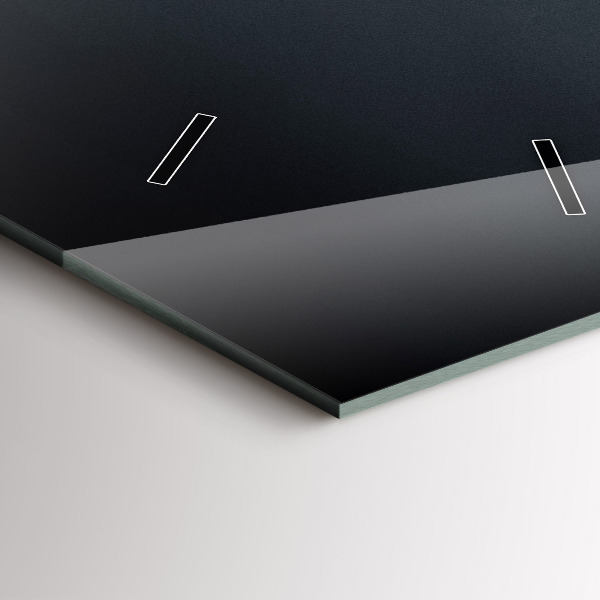 Orologio verticale Ponte di San Francisco di notte