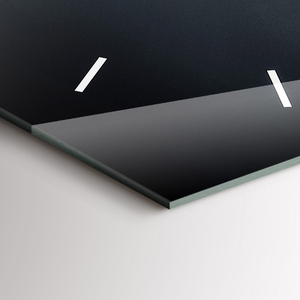 Orologio verticale Ponte di San Francisco di notte