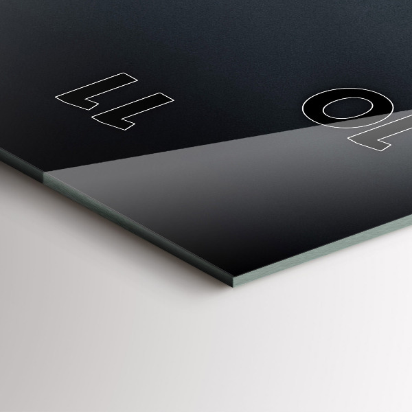 Orologio verticale Ponte di San Francisco di notte