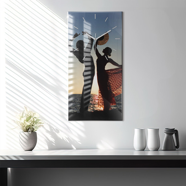 Orologio verticale Danza spagnola in mare