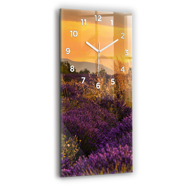 Orologio verticale Campo di lavanda Francia