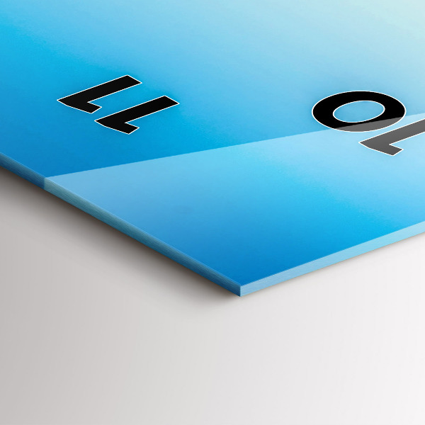 Orologio verticale Sciatore sulle Alpi