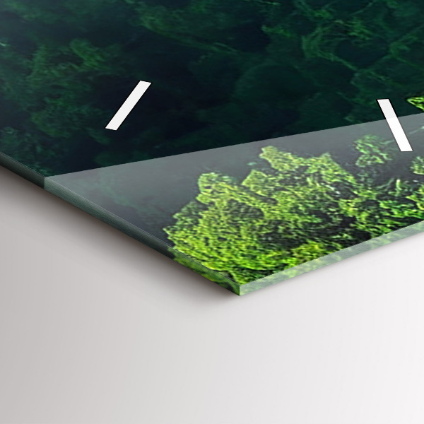 Orologio verticale in vetro Paesaggio naturale della Thailandia