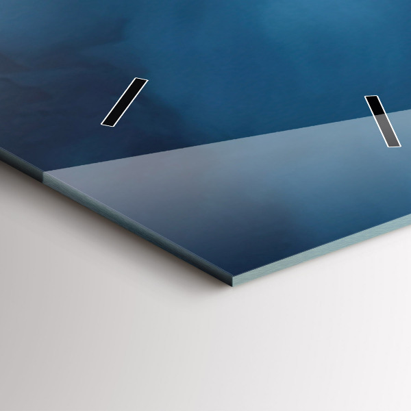 Orologio verticale in vetro Tenda sulle montagne dell'Islanda