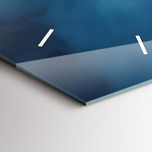 Orologio verticale in vetro Tenda sulle montagne dell'Islanda