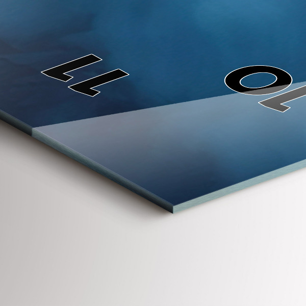 Orologio verticale in vetro Tenda sulle montagne dell'Islanda