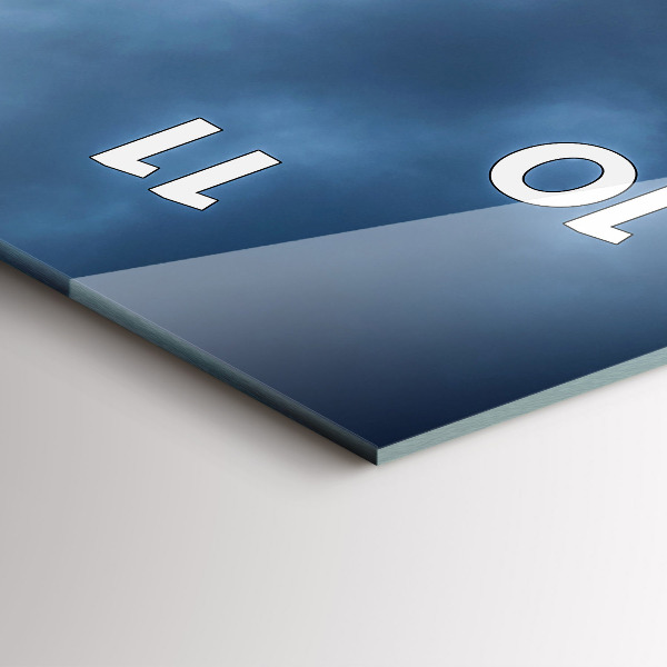 Orologio verticale Paesaggio con cascata