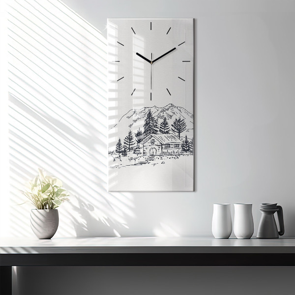 Orologio verticale Città dei cartoni animati