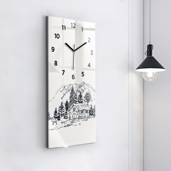 Orologio verticale Città dei cartoni animati