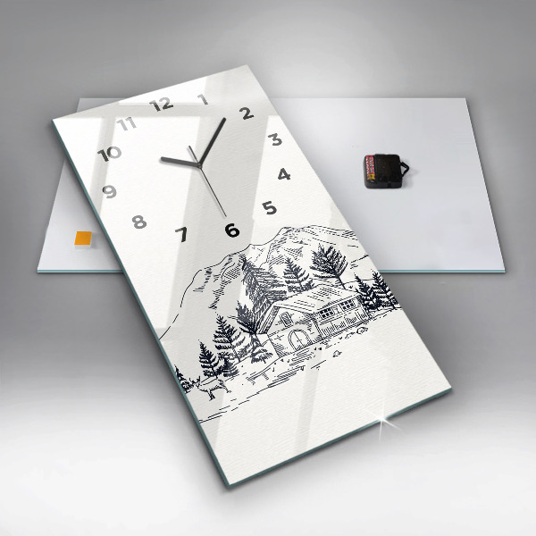 Orologio verticale Città dei cartoni animati