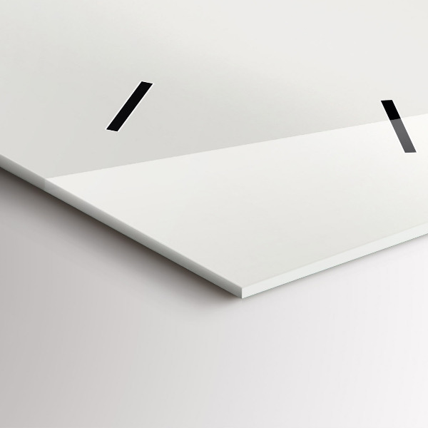 Orologio verticale in vetro Paesaggio forestale