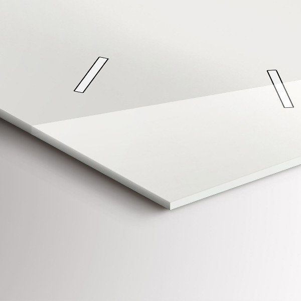 Orologio verticale in vetro Paesaggio forestale