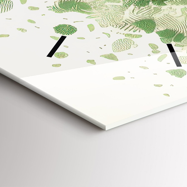 Orologio verticale in vetro Grande albero natura