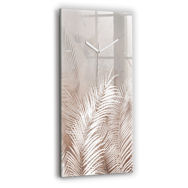 Orologio verticale Foglie tropicali boho