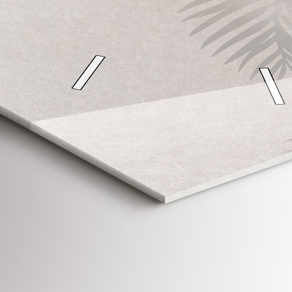 Orologio verticale Foglie tropicali boho