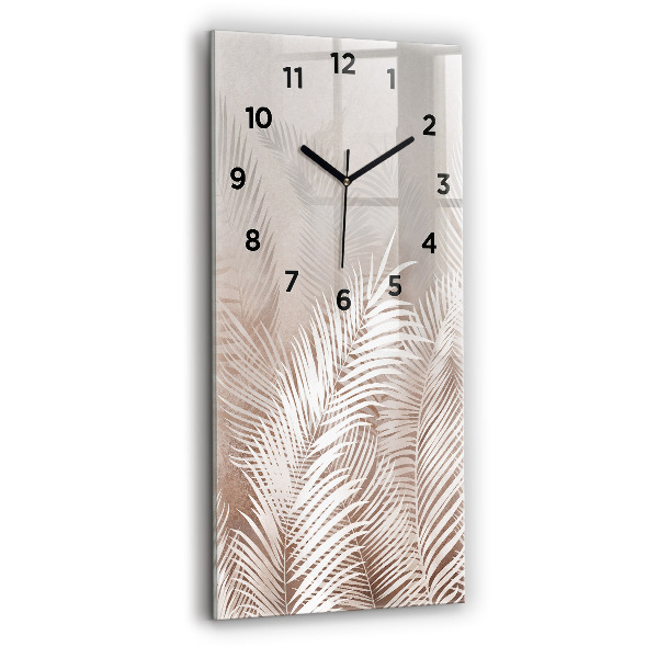 Orologio verticale Foglie tropicali boho
