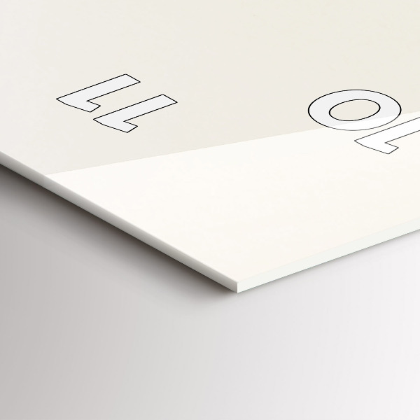 Orologio verticale Fiori di gipsofila in fiore