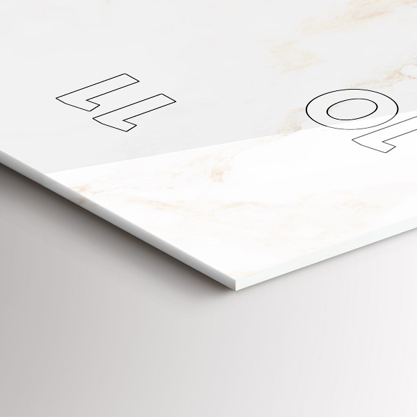 Orologio verticale Marmo elegante