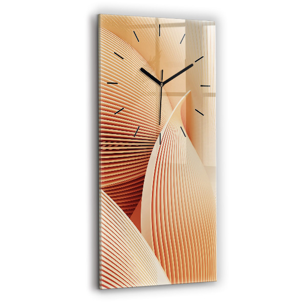 Orologio verticale Motivo ondulato astratto