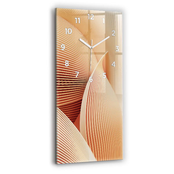Orologio verticale Motivo ondulato astratto