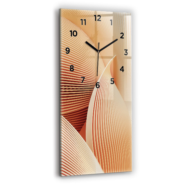 Orologio verticale Motivo ondulato astratto