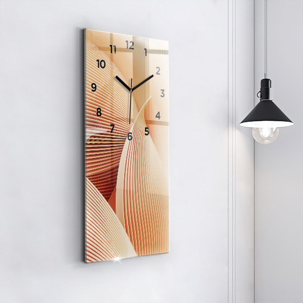 Orologio verticale Motivo ondulato astratto
