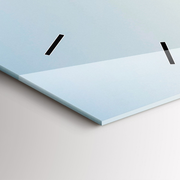 Orologio verticale Montagne e campi