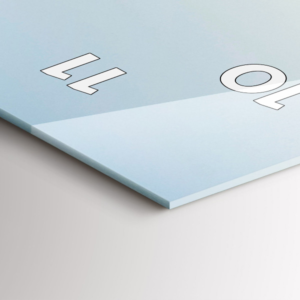 Orologio verticale Montagne e campi