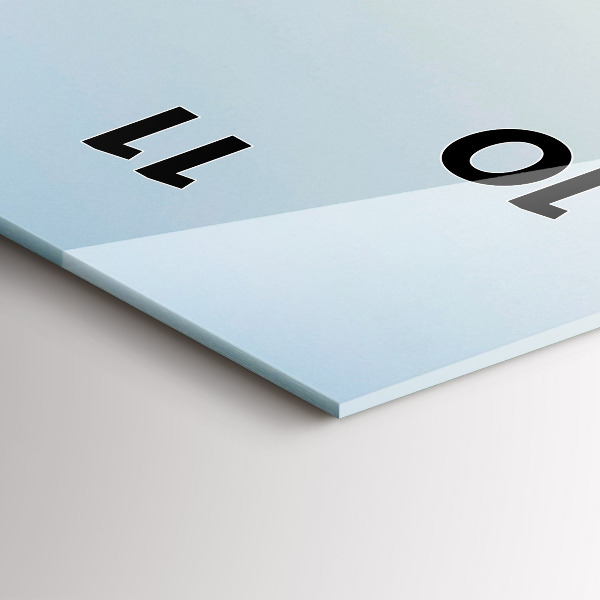 Orologio verticale Montagne e campi