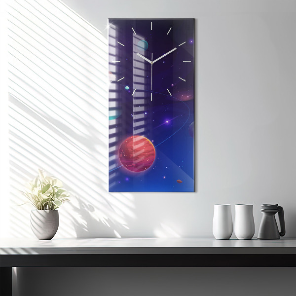 Orologio verticale Pianeti galassia