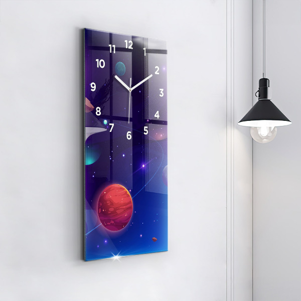 Orologio verticale Pianeti galassia